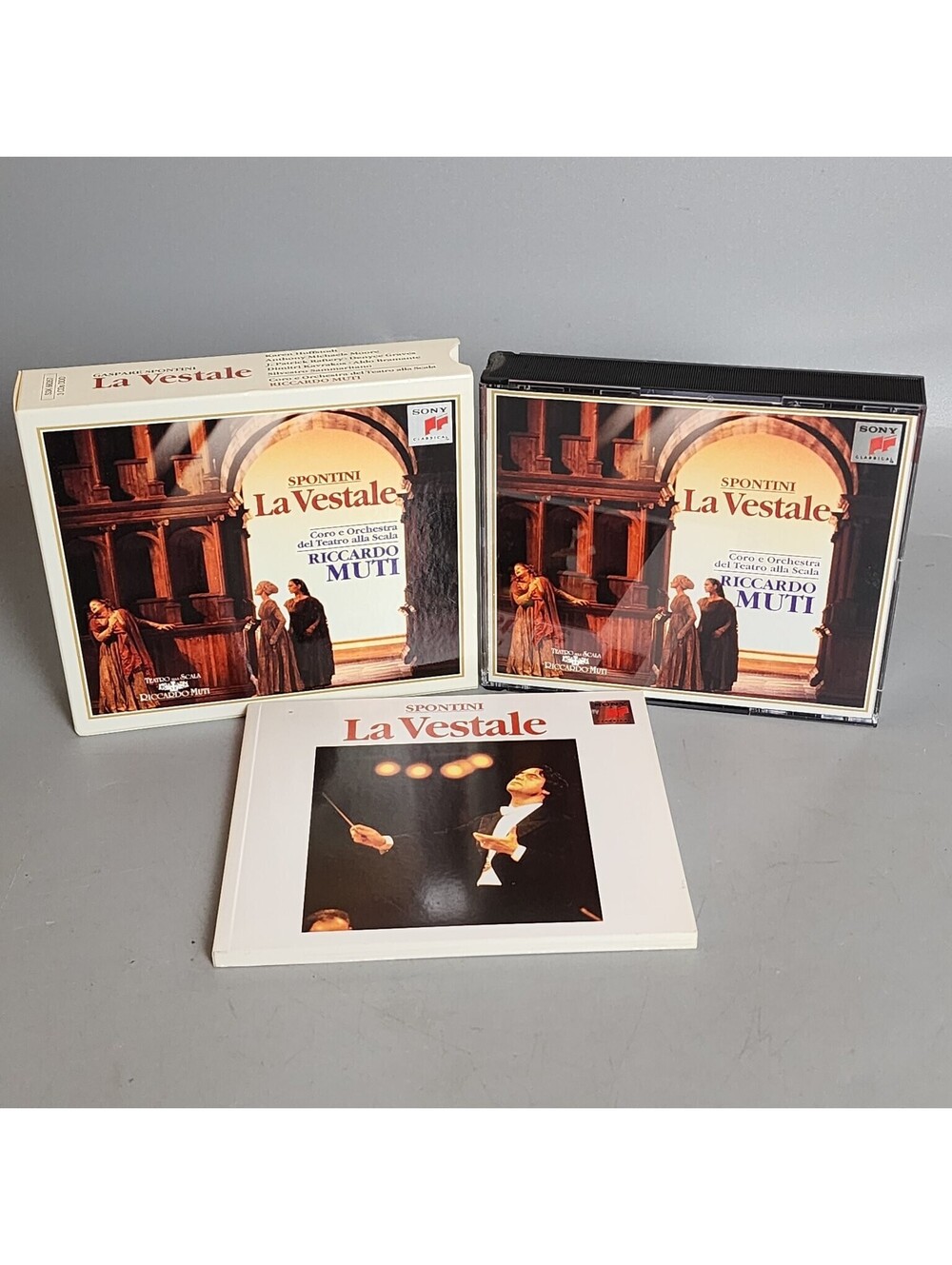 Gaspare Spontini La Vestale Riccardo Muti 3 CD Set Sony Classical Opera S3K